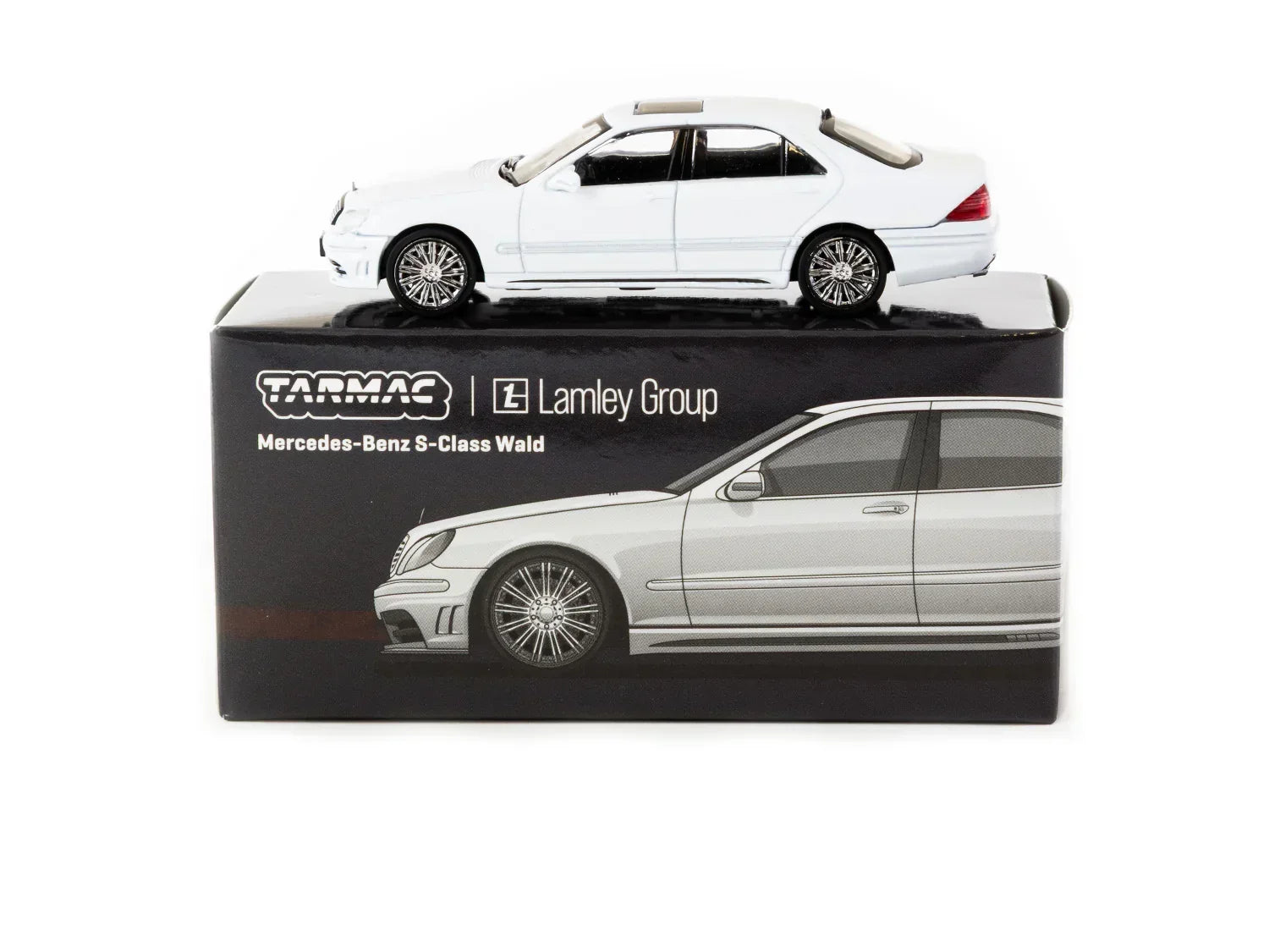 Premium scale diecast model car – Mercedes-Benz S-Class Wald Alabaster - Global64, 1:64 Scale (White) Collectible