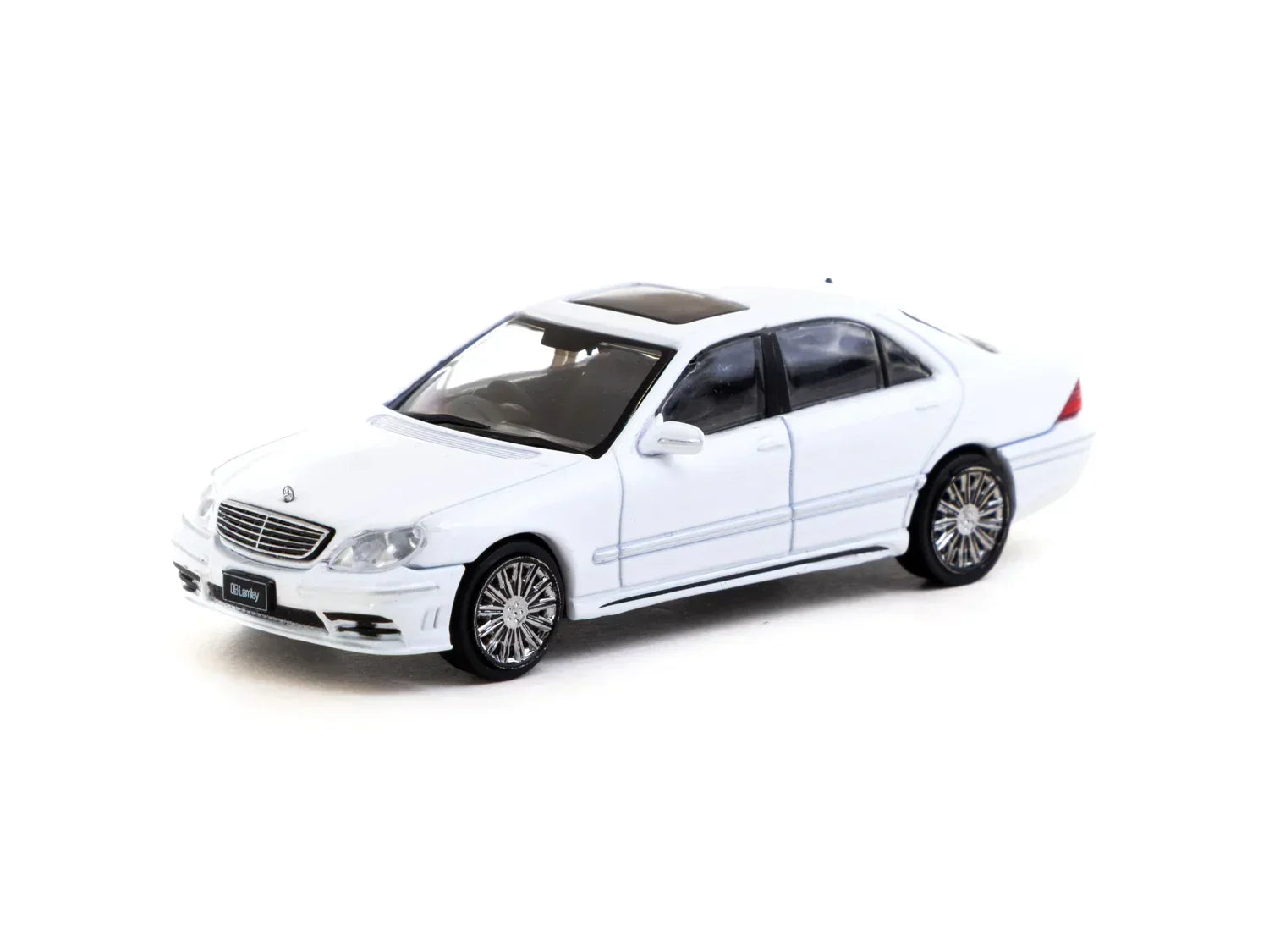 Premium scale diecast model car – Mercedes-Benz S-Class Wald Alabaster - Global64, 1:64 Scale (White) Collectible