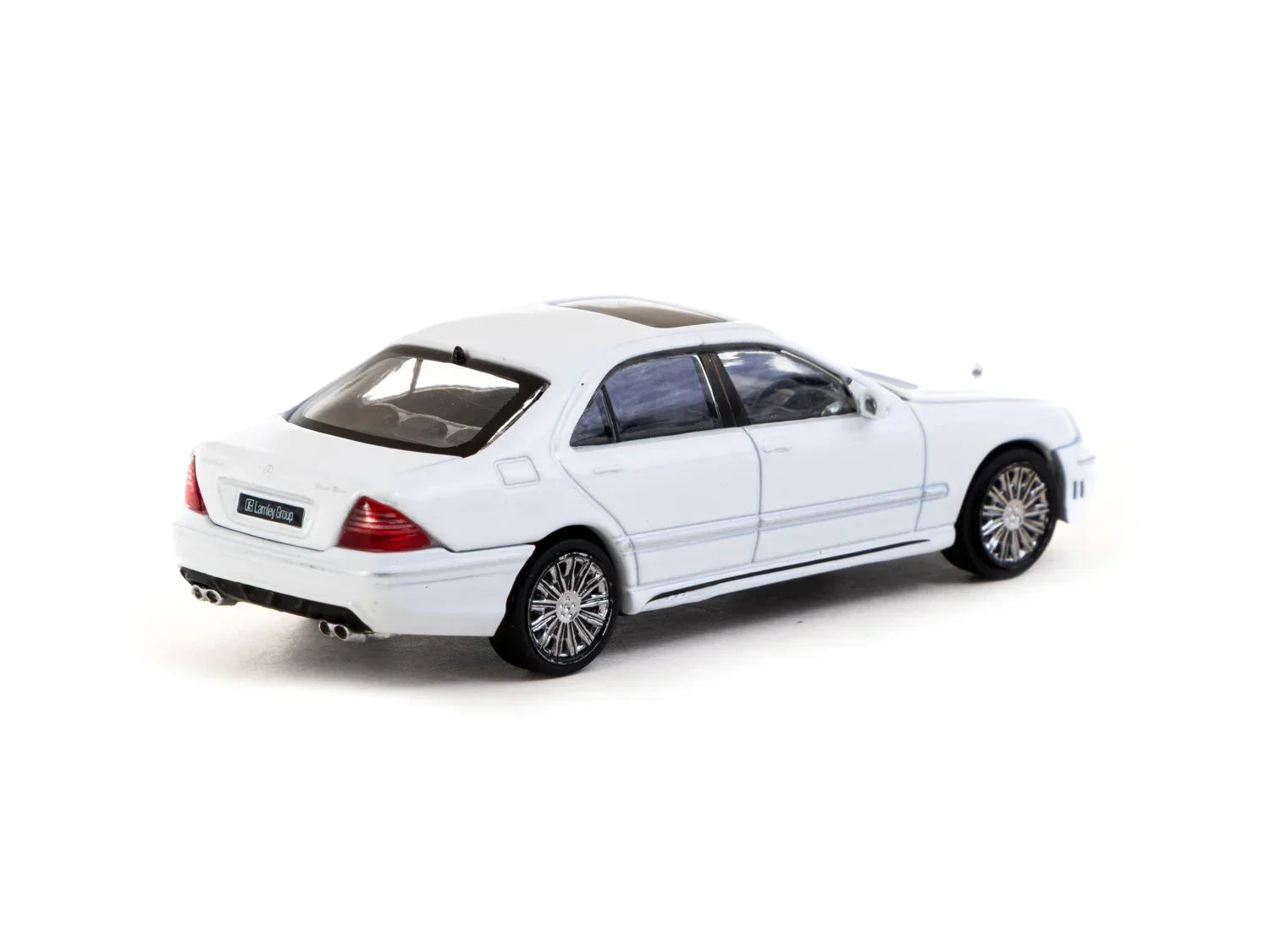 Premium scale diecast model car – Mercedes-Benz S-Class Wald Alabaster - Global64, 1:64 Scale (White) Collectible