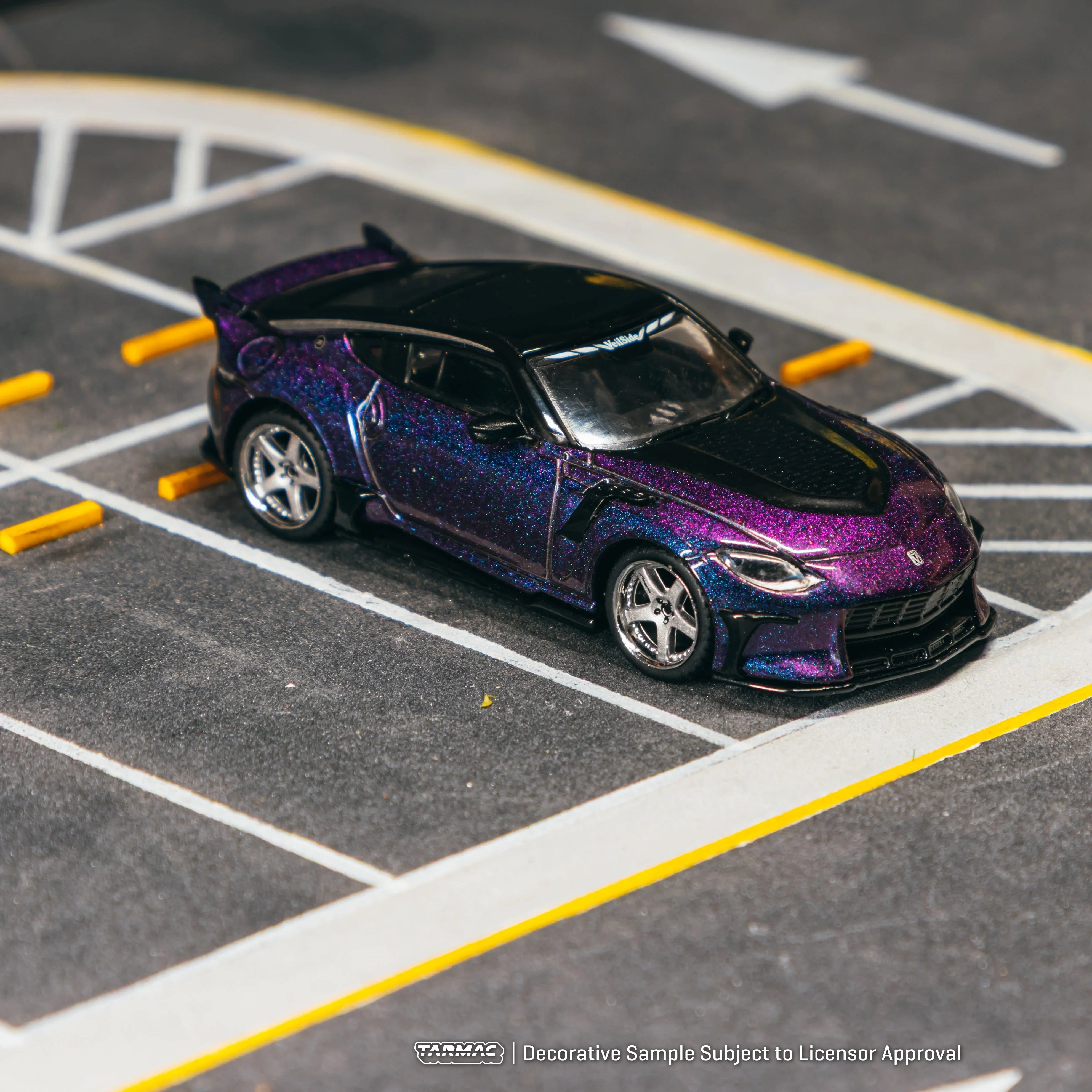 Premium scale diecast model car – *PRE-ORDER* Nissan VeilSide FFZ400 Fairlady Z Chameleon Purple (Chance of Chase Car), 1:64 Scale Collectible