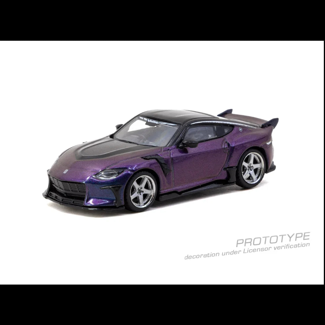 Premium scale diecast model car – *PRE-ORDER* Nissan VeilSide FFZ400 Fairlady Z Chameleon Purple (Chance of Chase Car), 1:64 Scale Collectible
