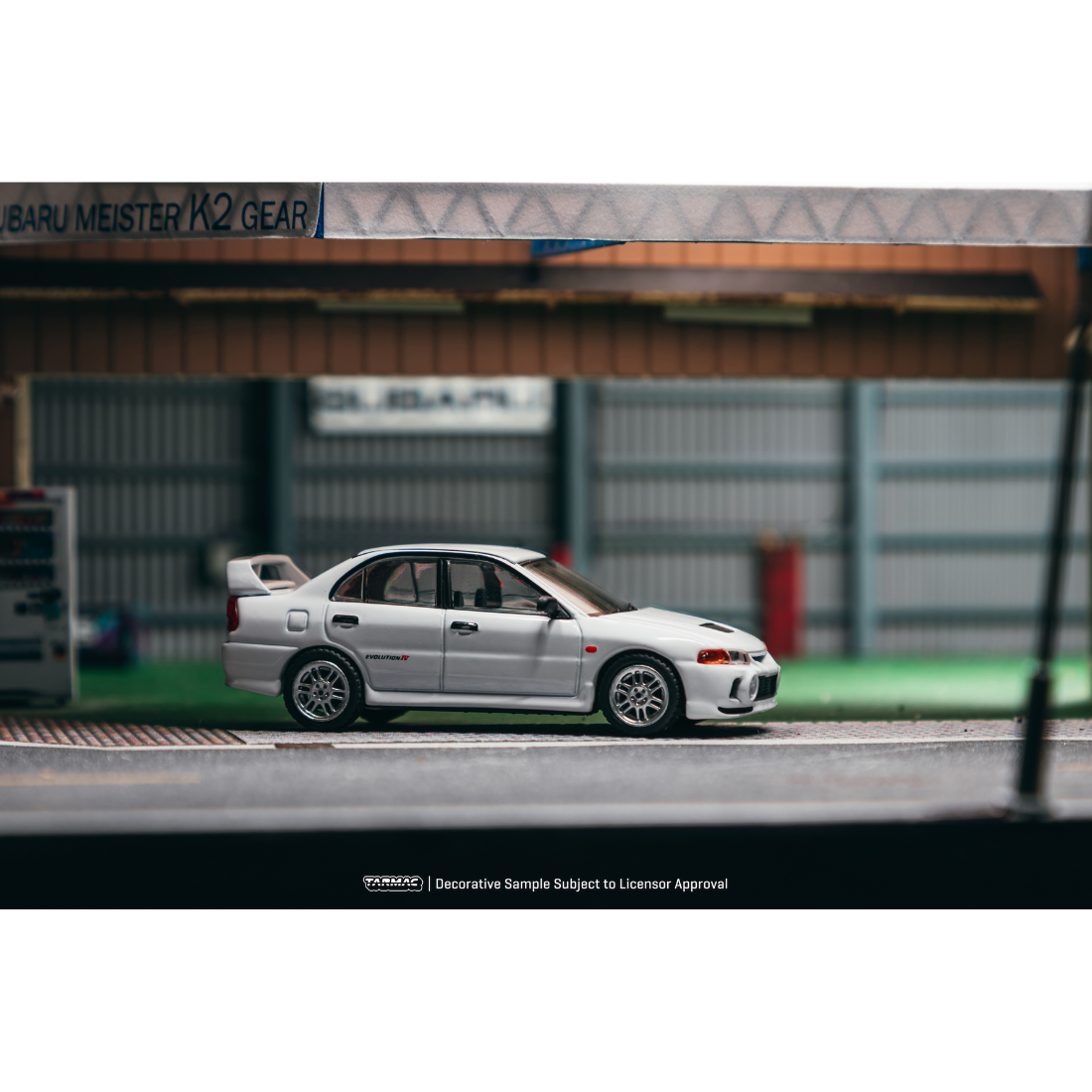 *PRE-ORDER* Mitsubishi Lancer RS Evolution IV (White) Chance of Chase Car, 1:64 Scale
