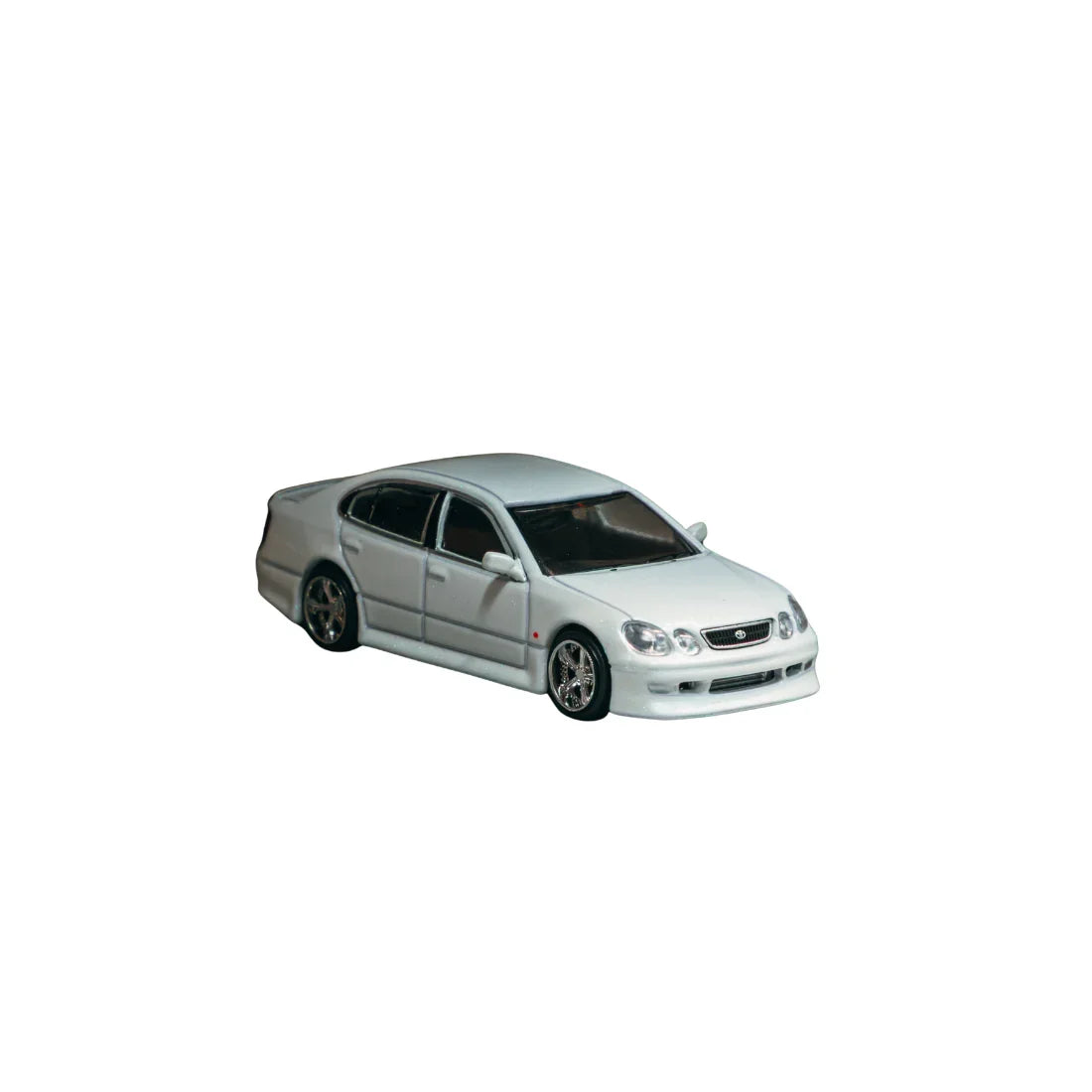 Premium scale diecast model car – *PRE-ORDER* VERTEX Toyota Aristo JZS161 (White) Chance of Chase Car, 1:64 Scale Collectible