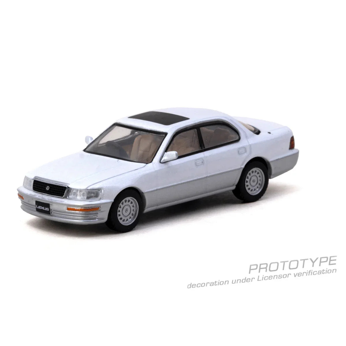 *PRE-ORDER* Lexus LS400 (UCF10) Chance of Chase Car, 1:64 Scale (Pearl White)