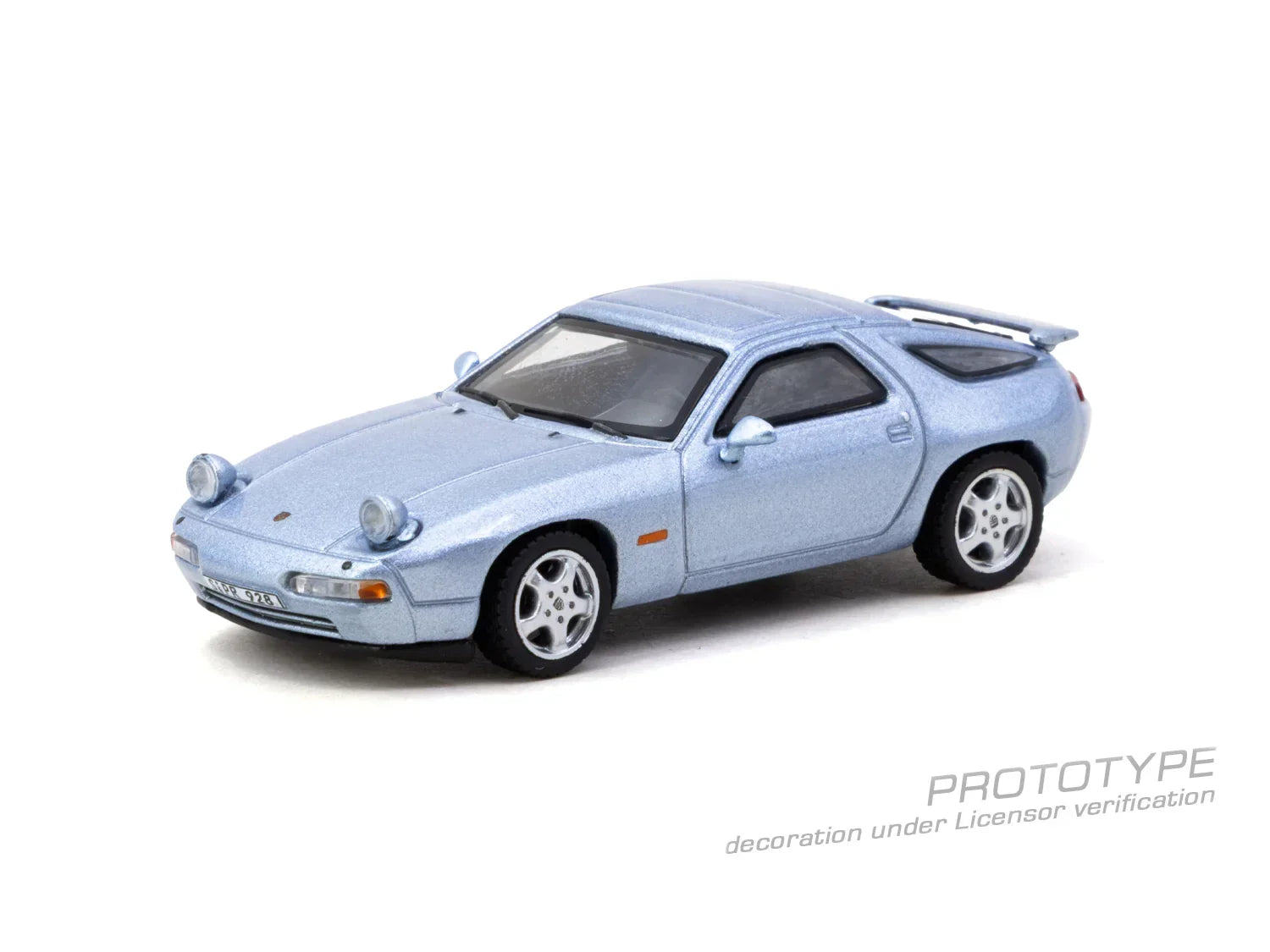 Premium scale diecast model car – *PRE-ORDER* X iXO Models Porsche 928 GTS Chance of Chase Car with Closed Head-Light, 1:64 Scale (Blue Metallic) Collectible