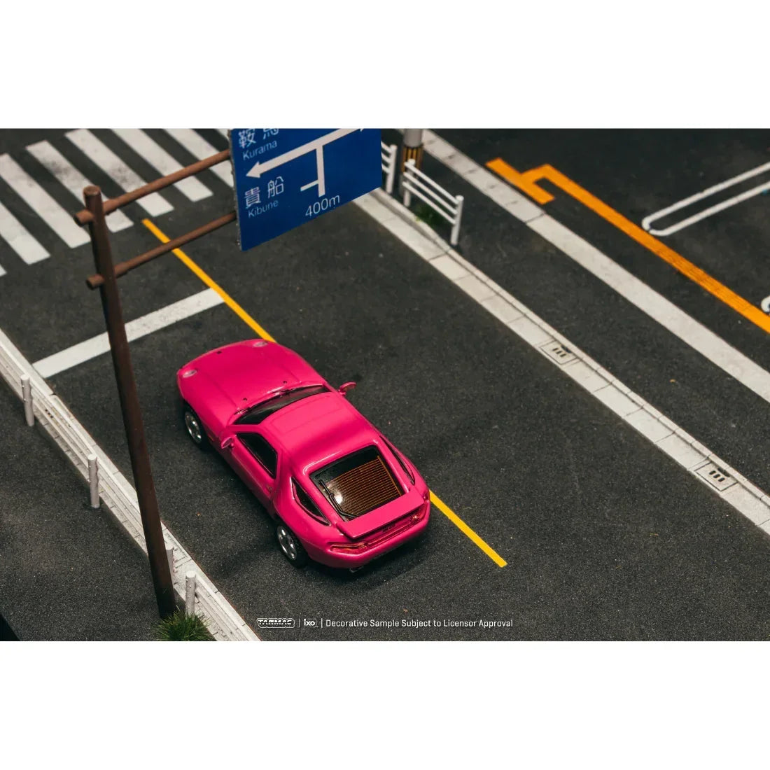 Premium scale diecast model car – *PRE-ORDER* Porsche 928 GTS Chance of Chase Car with Pop-Up Head-Lights, 1:64 Scale (Rubystone Red) Collectible