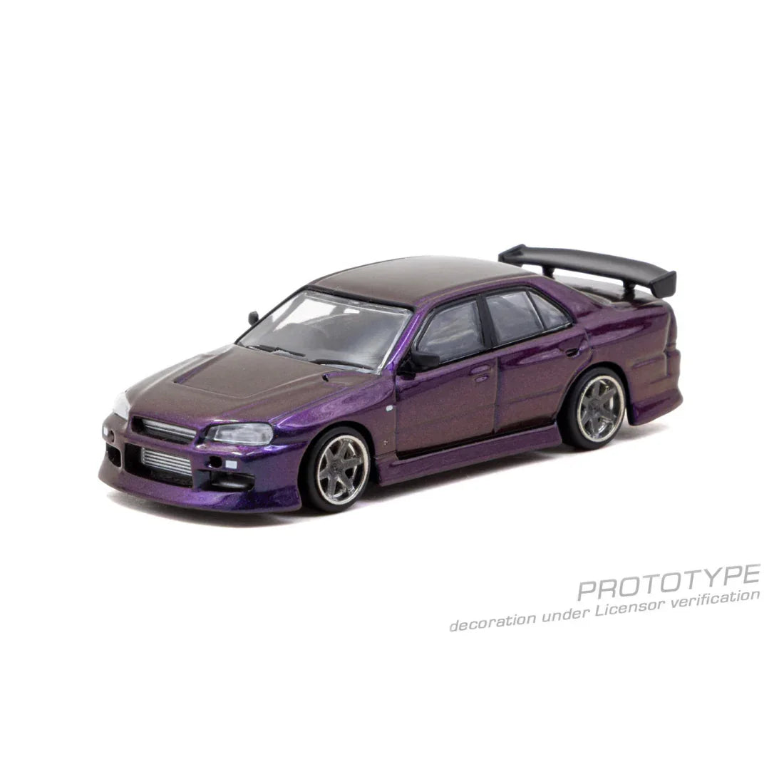 *PRE-ORDER* Nissan Skyline ER34 Chance of Chase Car, 1:64 Scale (Midnight Purple)