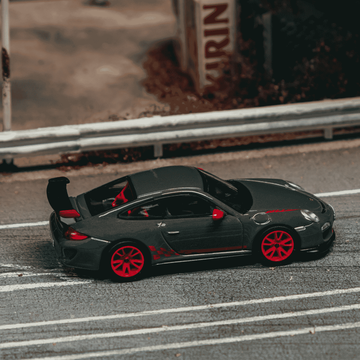 *PRE-ORDER* X iXO Models Porsche 911 GT3 RS (997.2) Chance of Chase Car, 1:64 Scale (Grey)