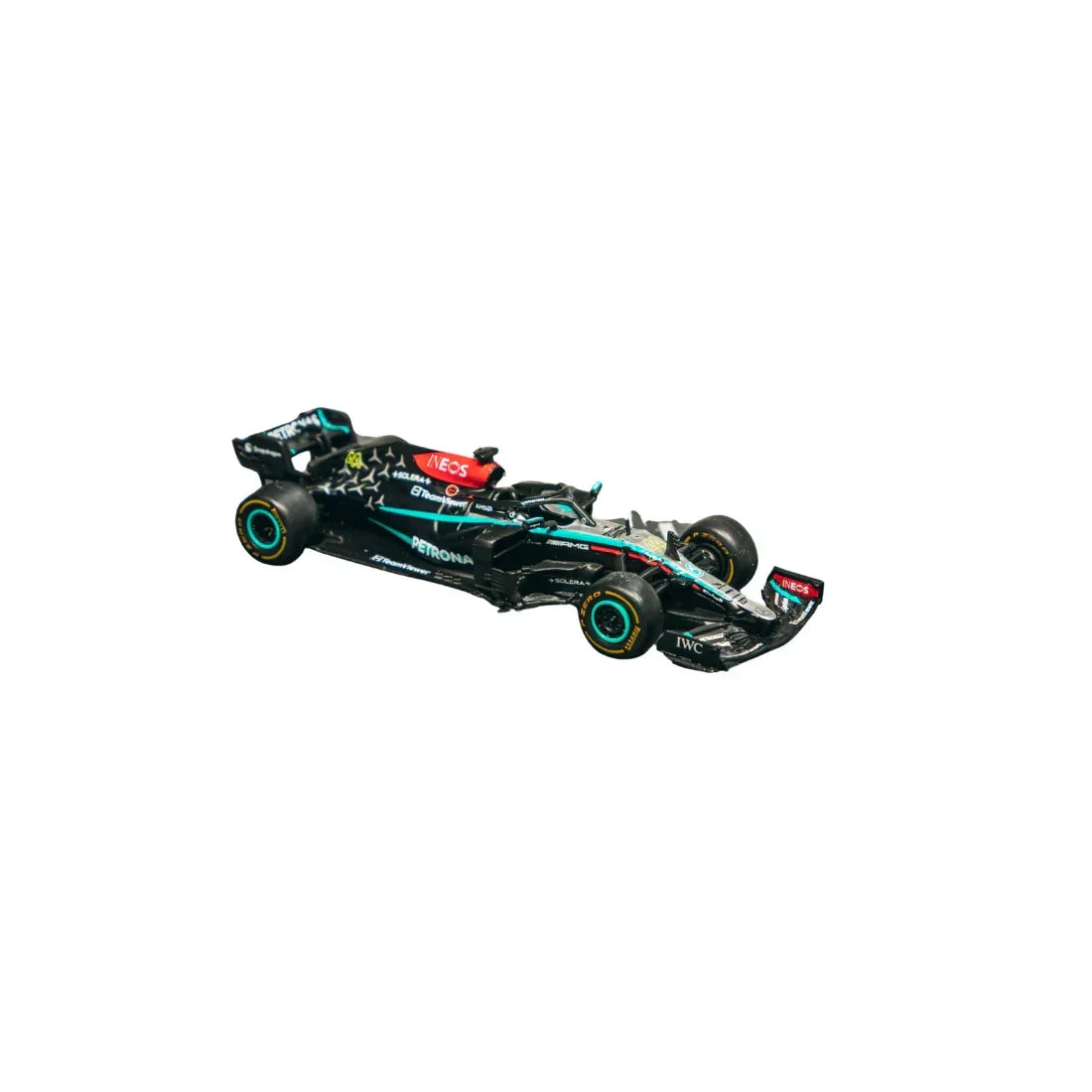Premium scale diecast model car – Mercedes-AMG F1 W12 E Performance New York Demo Run Lewis Hamilton 2024, 1:64 Scale Collectible