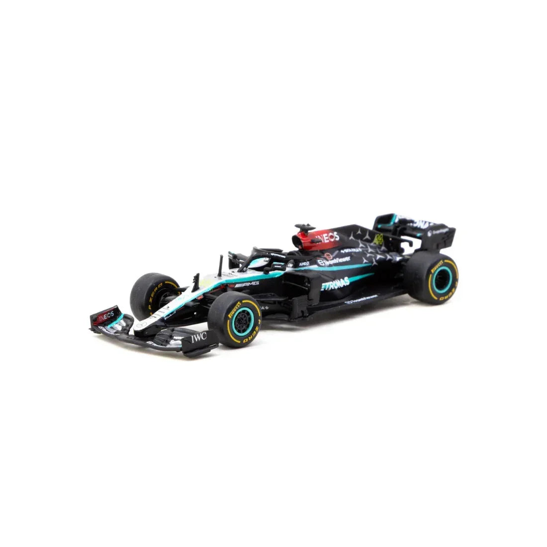 Premium scale diecast model car – Mercedes-AMG F1 W12 E Performance New York Demo Run Lewis Hamilton 2024, 1:64 Scale Collectible