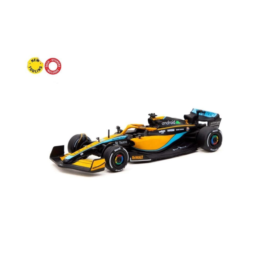 Premium scale diecast model car – McLaren MCL36 Australian Grand Prix #3 Daniel Ricciardo 2022, 1:64 Scale Collectible