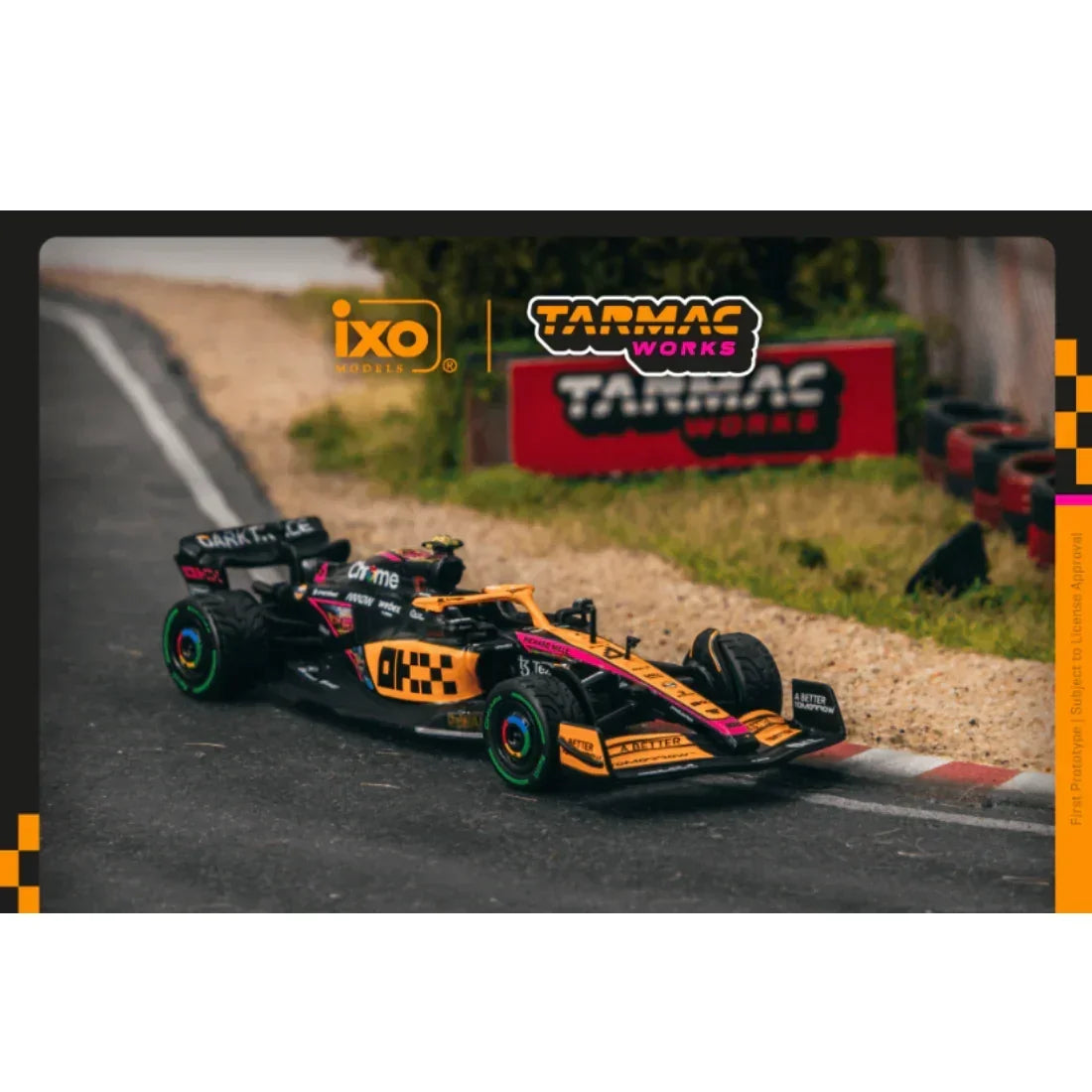 Premium scale diecast model car – McLaren MCL36 Japanese Grand Prix Lando Norris #4 2022, 1:64 Scale Collectible