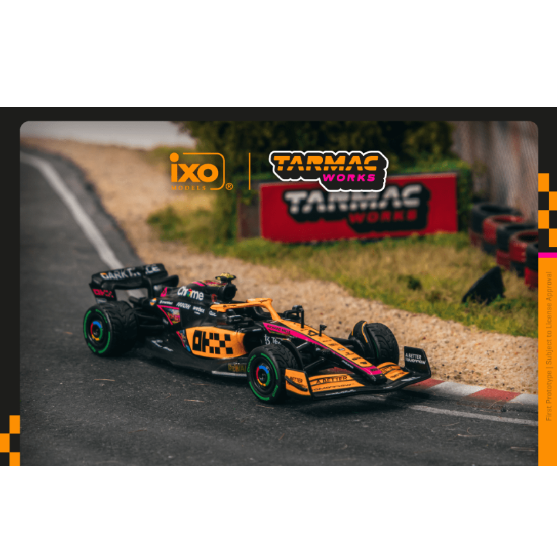 Premium scale diecast model car – McLaren MCL36 Japanese Grand Prix Lando Norris #4 2022, 1:64 Scale Collectible