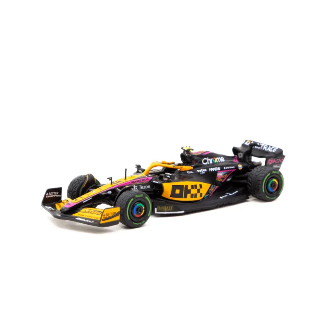 Premium scale diecast model car – McLaren MCL36 Japanese Grand Prix Lando Norris #4 2022, 1:64 Scale Collectible