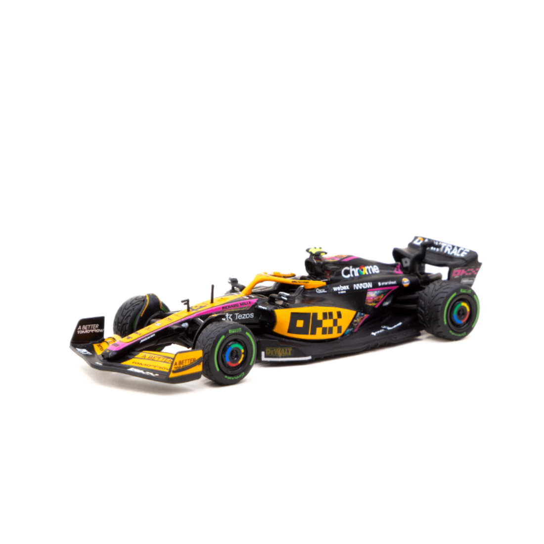 Premium scale diecast model car – McLaren MCL36 Japanese Grand Prix Lando Norris #4 2022, 1:64 Scale Collectible