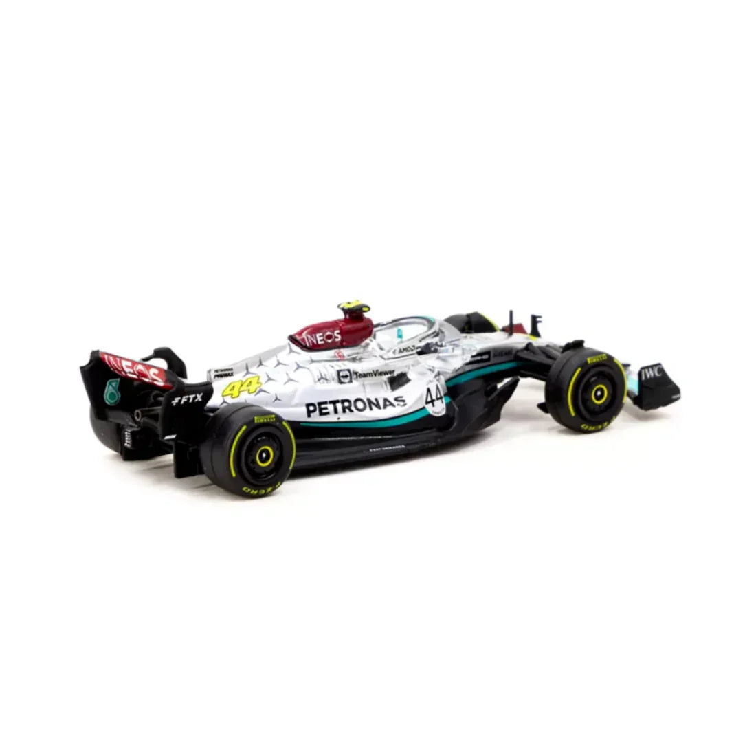 Premium scale diecast model car – Mercedes-AMG F1 W13 E Performance Sao Paulo Grand Prix #44 Lewis Hamilton 2022, 1:64 Scale Collectible