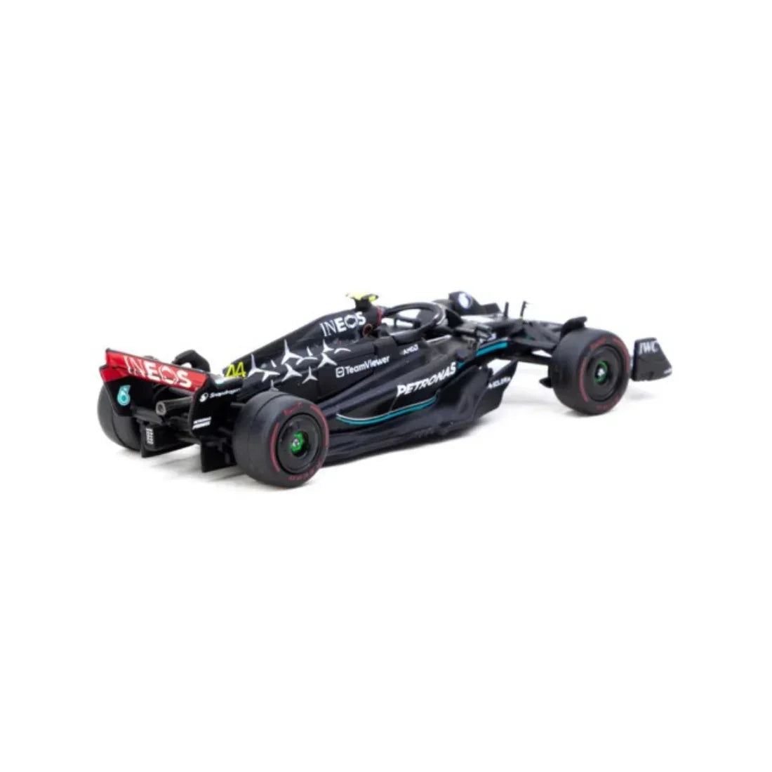 Premium scale diecast model car – Mercedes-AMG F1 W14 E Performance Hungarian Grand Prix Pole Position Lewis Hamilton 2023, 1:64 Scale Collectible
