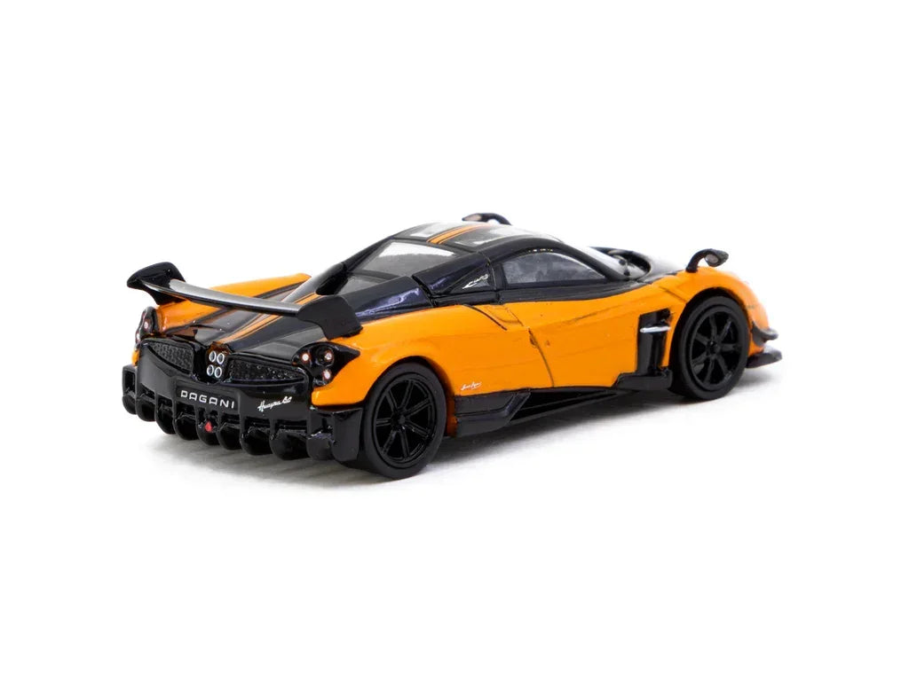 Premium scale diecast model car – Pagani Huayra BC Arancio Saint Tropez - Global64, 1:64 Scale (Orange) Collectible