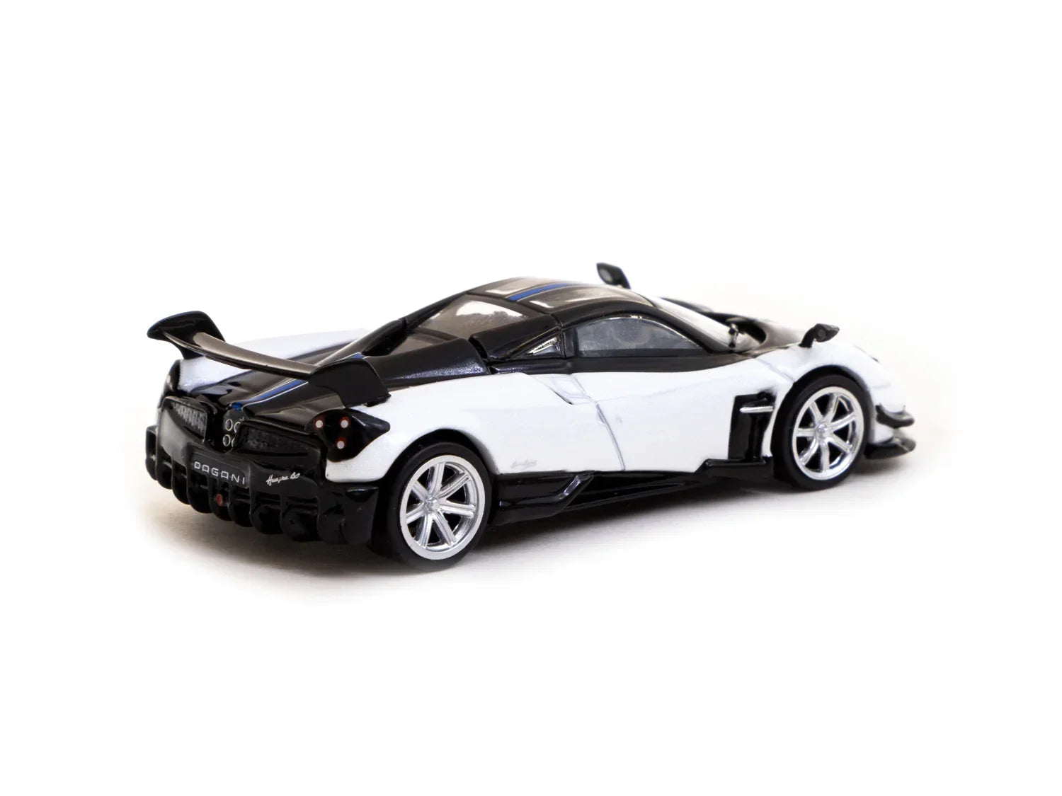 Premium scale diecast model car – Pagani Huayra BC Bianco Benny - Global64, 1:64 Scale (White) Collectible