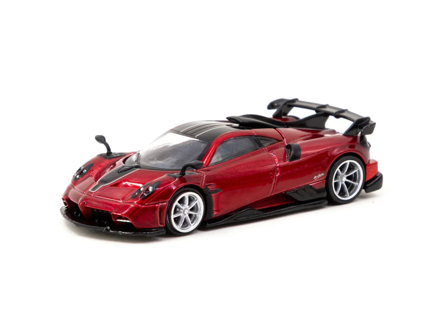 Premium scale diecast model car – Pagani Imola Rosso Dubai - Global64, 1:64 Scale (Red) Collectible