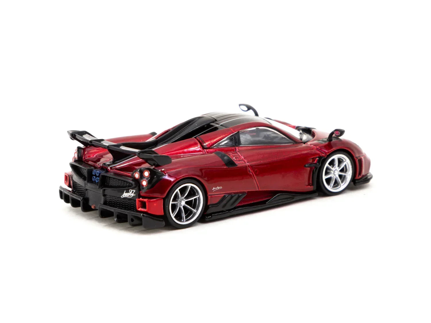 Premium scale diecast model car – Pagani Imola Rosso Dubai - Global64, 1:64 Scale (Red) Collectible