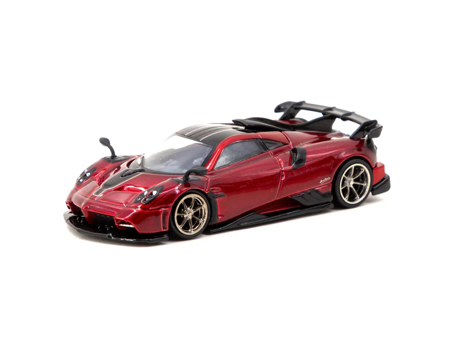 Premium scale diecast model car – Pagani Imola Rosso Dubai - Global64, 1:64 Scale (Red) Collectible