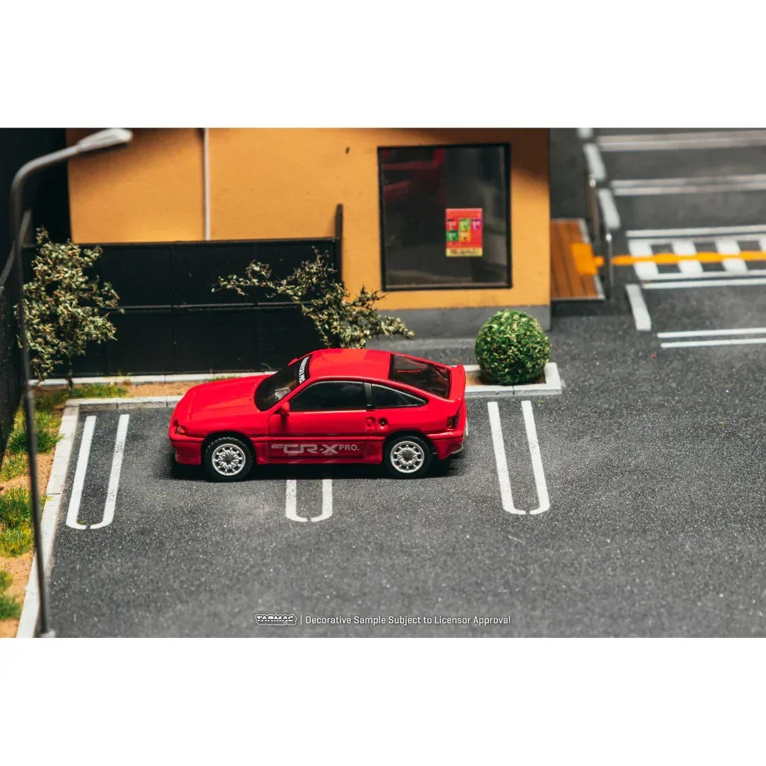 Premium scale diecast model car – *PRE-ORDER* Honda Ballade Sports MUGEN CR-X PRO Chance of Chase Car, 1:64 Scale (Red) Collectible