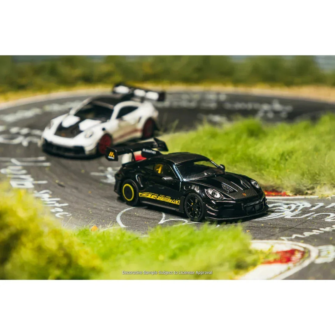 Premium scale diecast model car – *PRE-ORDER* Porsche GT3RS (992.1) MR Exclusive Color, 1:64 Scale, (Black Yellow) Collectible