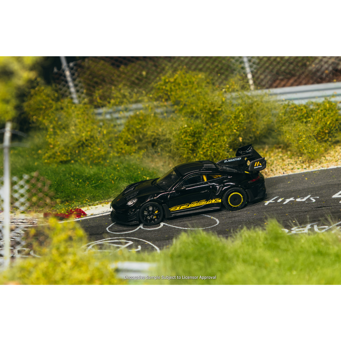 *PRE-ORDER* Porsche GT3RS (992.1) MR Exclusive Color, 1:64 Scale, (Black Yellow)