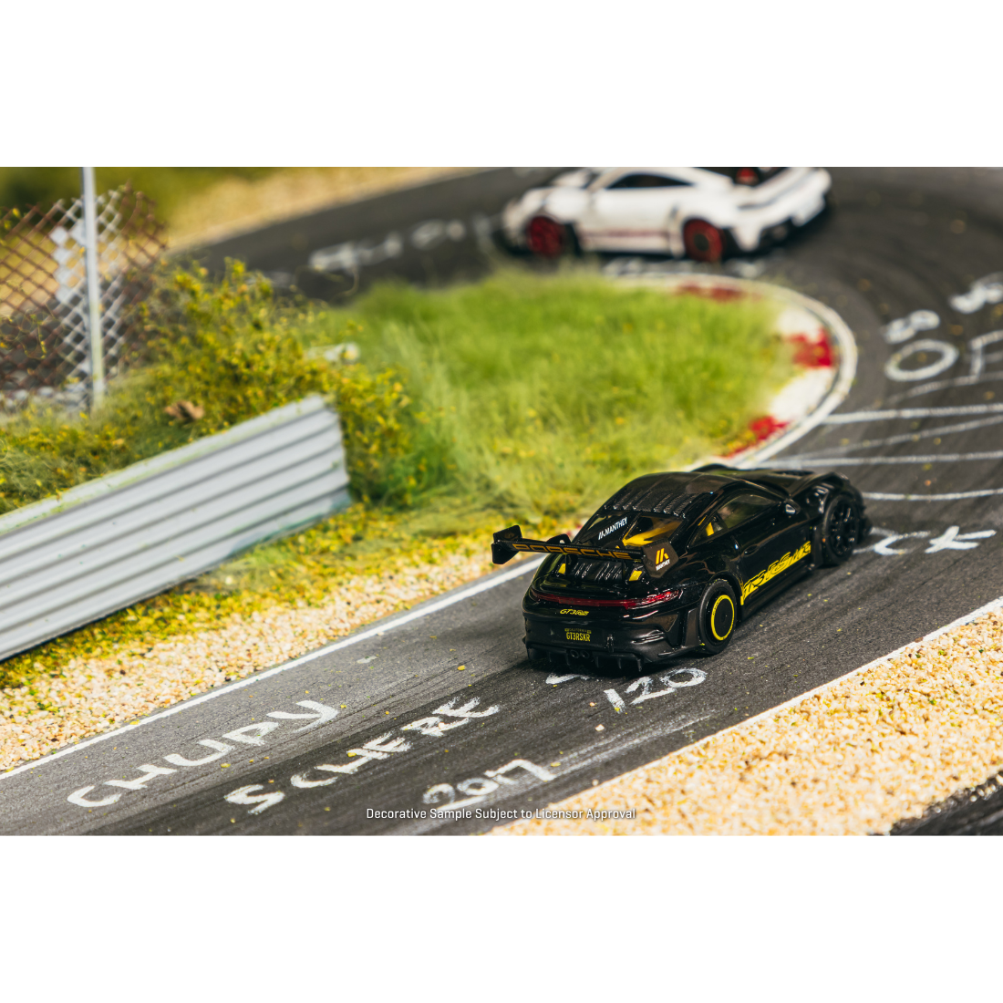*PRE-ORDER* Porsche GT3RS (992.1) MR Exclusive Color, 1:64 Scale, (Black Yellow)