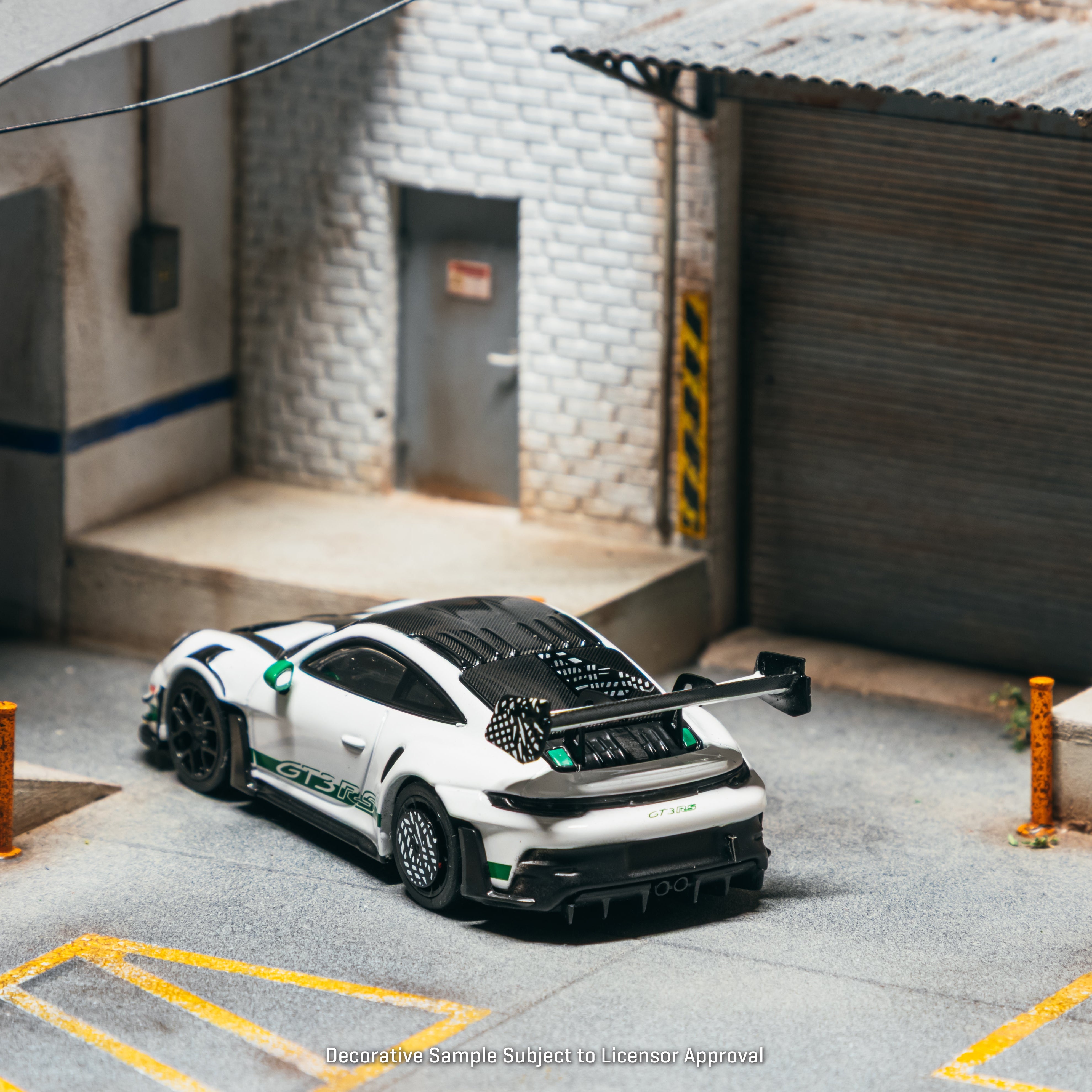 *PRE-ORDER* Porsche GT3RS(992.1) MR, 1:64 Scale (White Green)