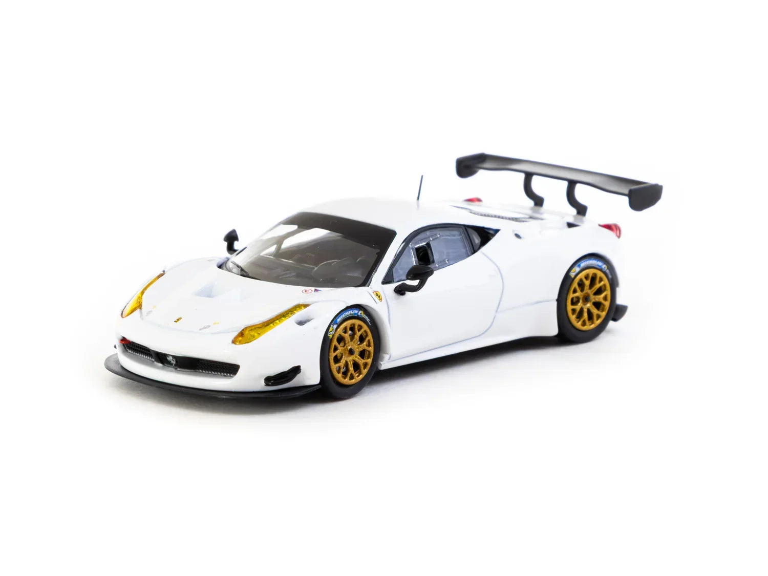 Premium scale diecast model car – Ferrari 458 Italia GT3 - Road64, 1:64 Scale (White) Collectible