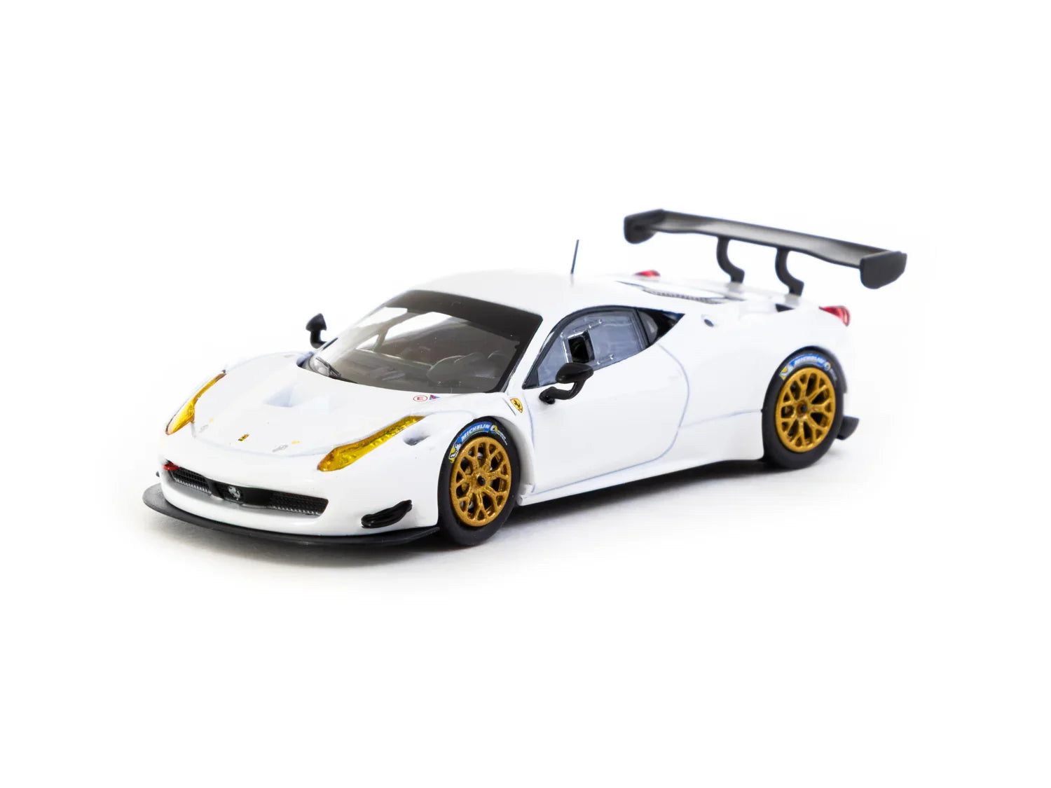 Premium scale diecast model car – Ferrari 458 Italia GT3 - Road64, 1:64 Scale (White) Collectible