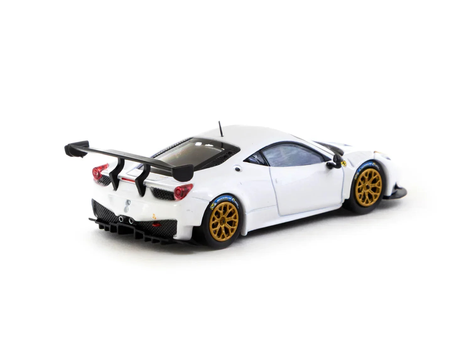 Premium scale diecast model car – Ferrari 458 Italia GT3 - Road64, 1:64 Scale (White) Collectible