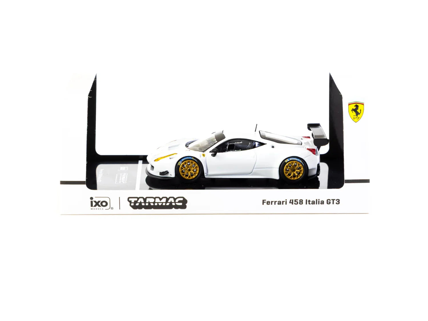 Premium scale diecast model car – Ferrari 458 Italia GT3 - Road64, 1:64 Scale (White) Collectible