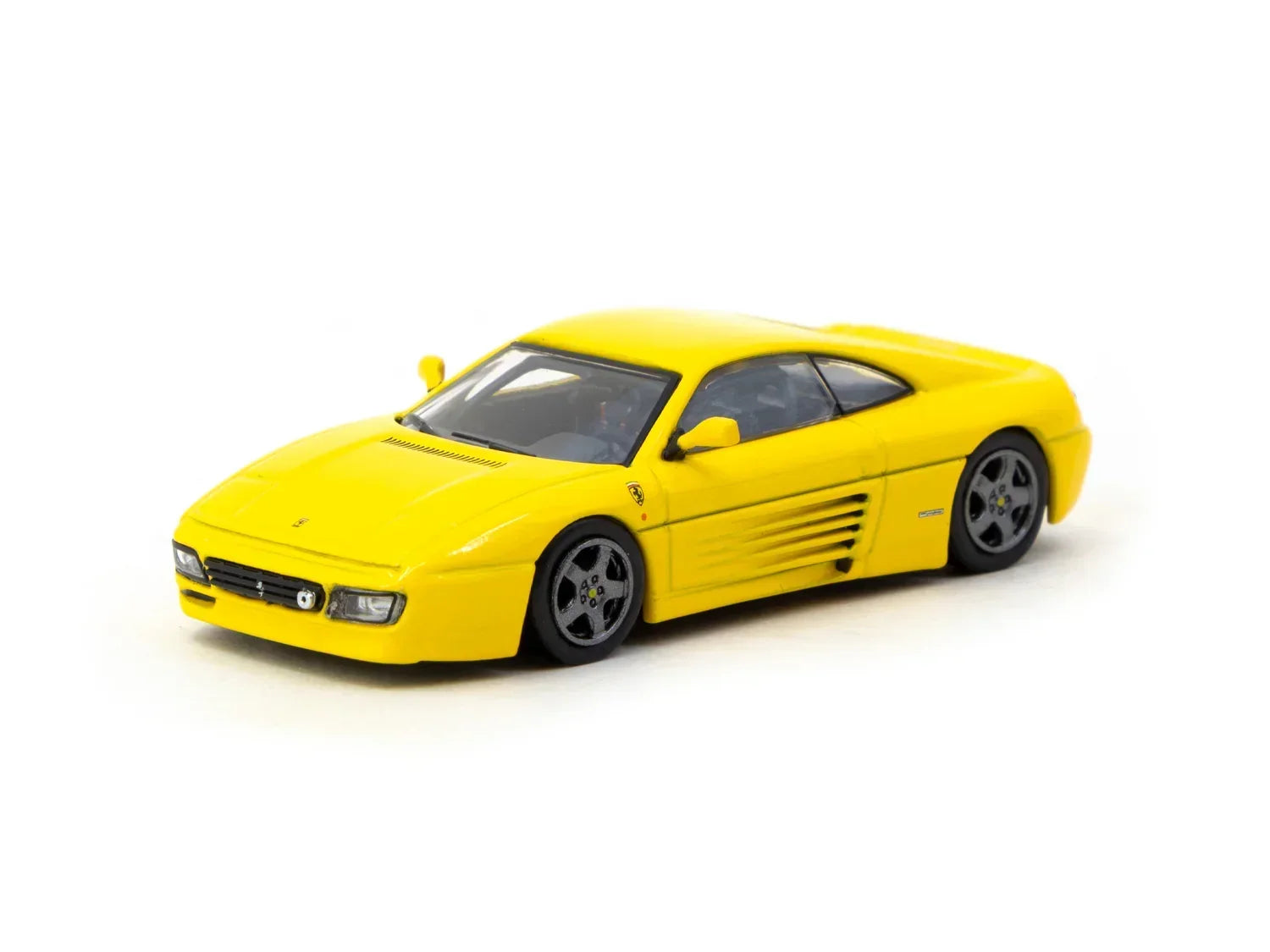 Premium scale diecast model car – Ferrari 348 Challenge - Road64, 1:64 Scale (Yellow) Collectible
