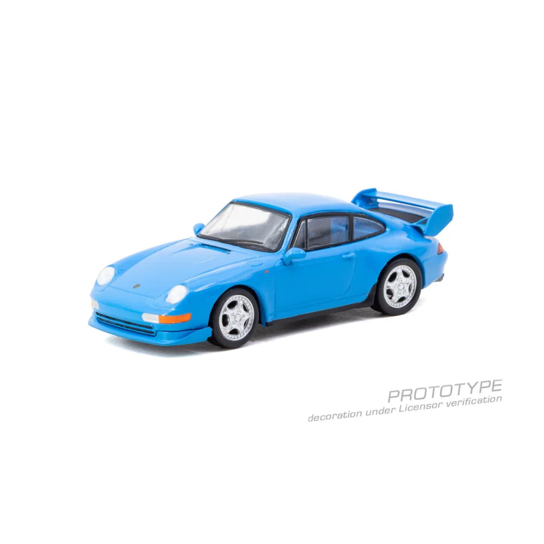 Premium scale diecast model car – *PRE-ORDER* Porsche 911 993 Cup (Riviera Blue) Chance of Chase Car,1:64 Scale Collectible