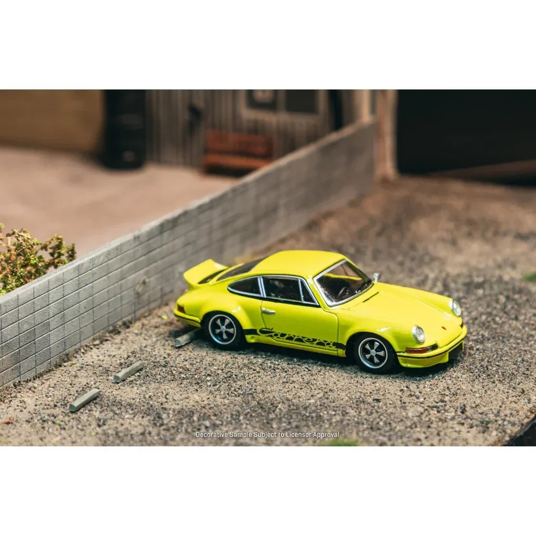Premium scale diecast model car – *PRE-ORDER* Porsche 911 Carrera RS 2.7 Lightweight Chance of Chase Car (Yellow) Collectible