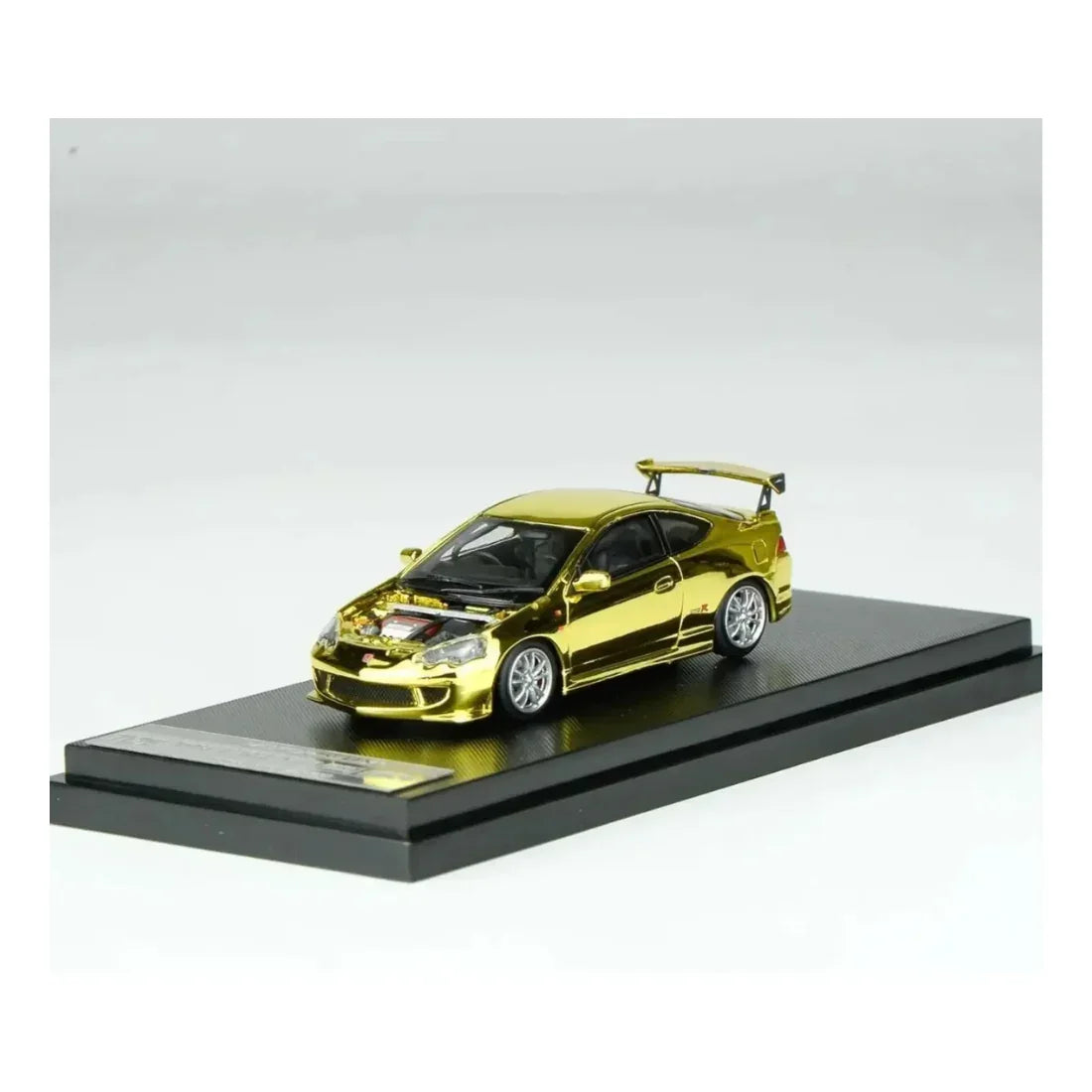 Premium scale diecast model car – *TDE 2026* 1:64 Honda Integra Type R (DC5) MUGEN (Limited to 699 pcs), 1:64 Scale (Gold Chrome) Collectible