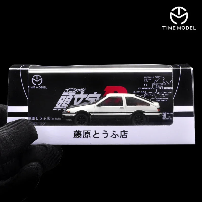 Premium scale diecast model car – *PRE-ORDER* Toyota AE86 Black Cover - Regular Edition, 1:64 Scale Collectible
