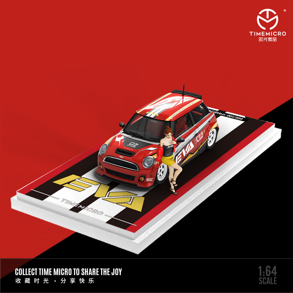 *PRE-ORDER* BMW Mini Cooper - Red EVA No. 2 - Doll Edition, 1:64 Scale