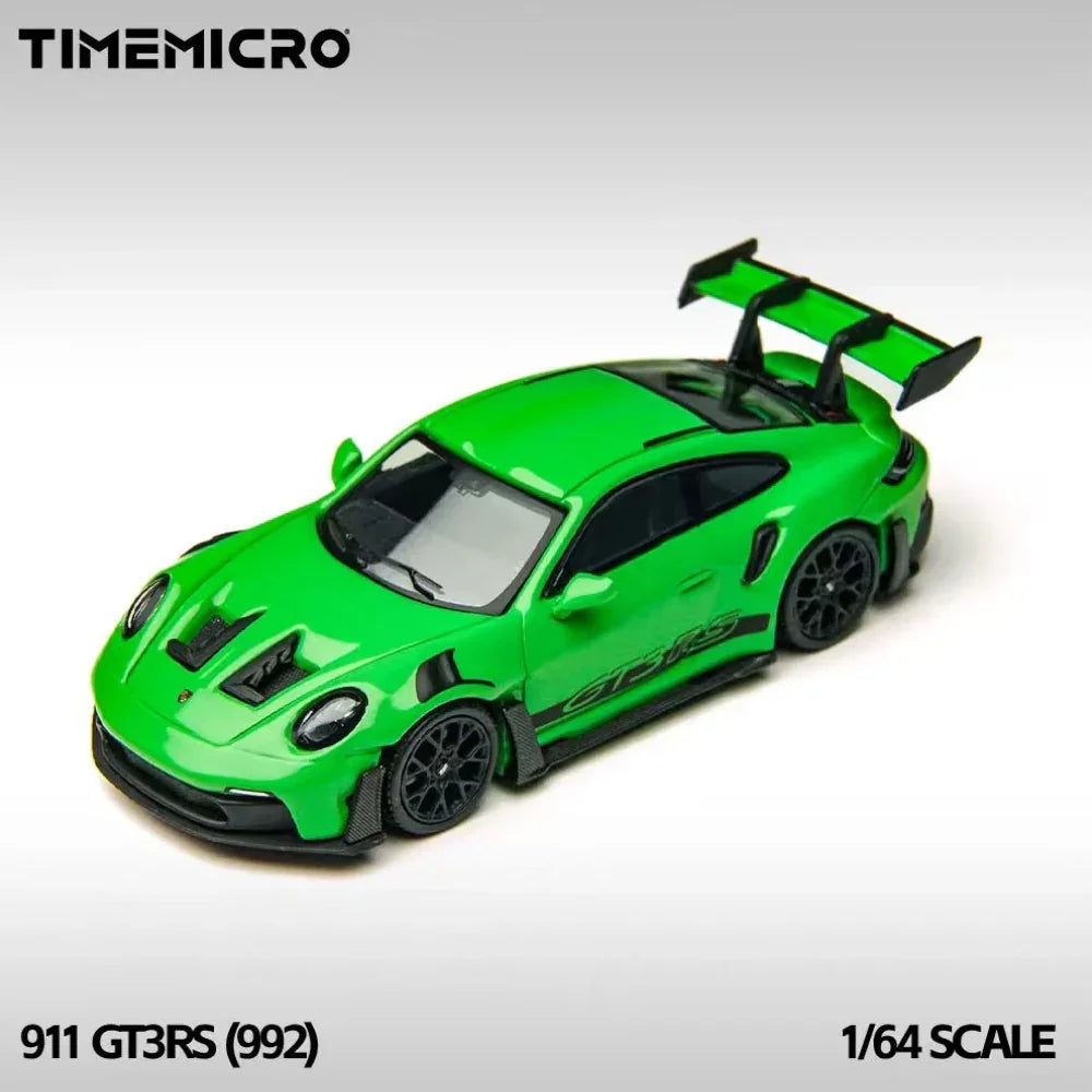Premium scale diecast model car – Porsche 992 GT3 RS, 1:64 Scale (Green) Collectible