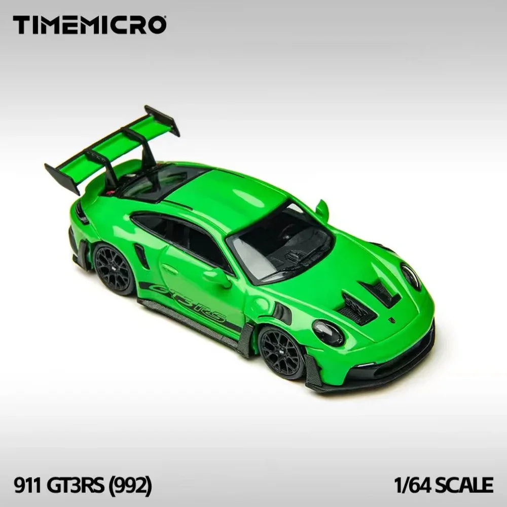 Premium scale diecast model car – Porsche 992 GT3 RS, 1:64 Scale (Green) Collectible