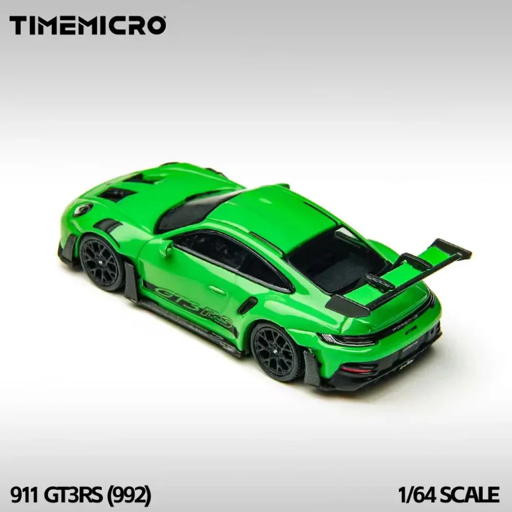 Premium scale diecast model car – Porsche 992 GT3 RS, 1:64 Scale (Green) Collectible