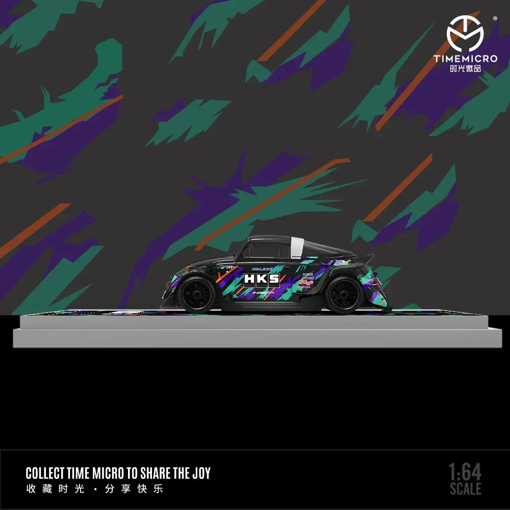 Premium scale diecast model car – *PRE-ORDER* Beetle-HKS-Regular Edition, 1:64 Scale Collectible