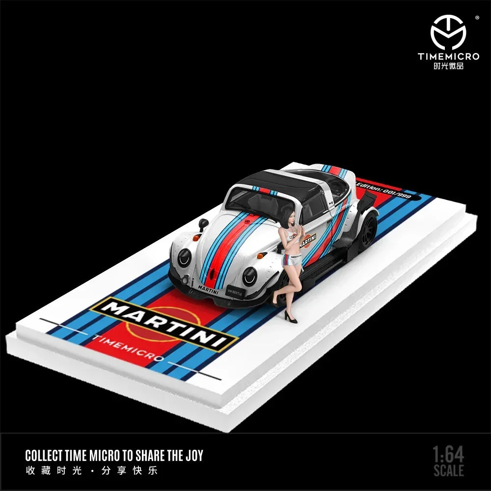 Premium scale diecast model car – *PRE-ORDER* Beetle-Martini-Doll Edition, 1:64 Scale Collectible