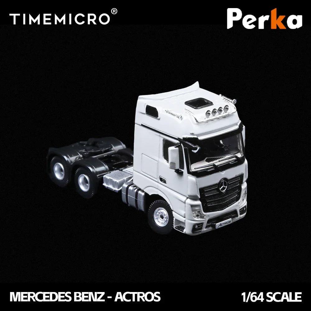*PRE-ORDER* Mercedes-Benz Mercedes-Benz Trailer Transporter, 1:64 Scale (White)