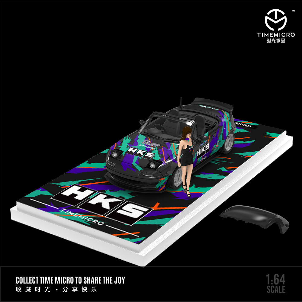 *PRE-ORDER* Mazda MX5-HKS-Figure Edition, 1:64 Scale
