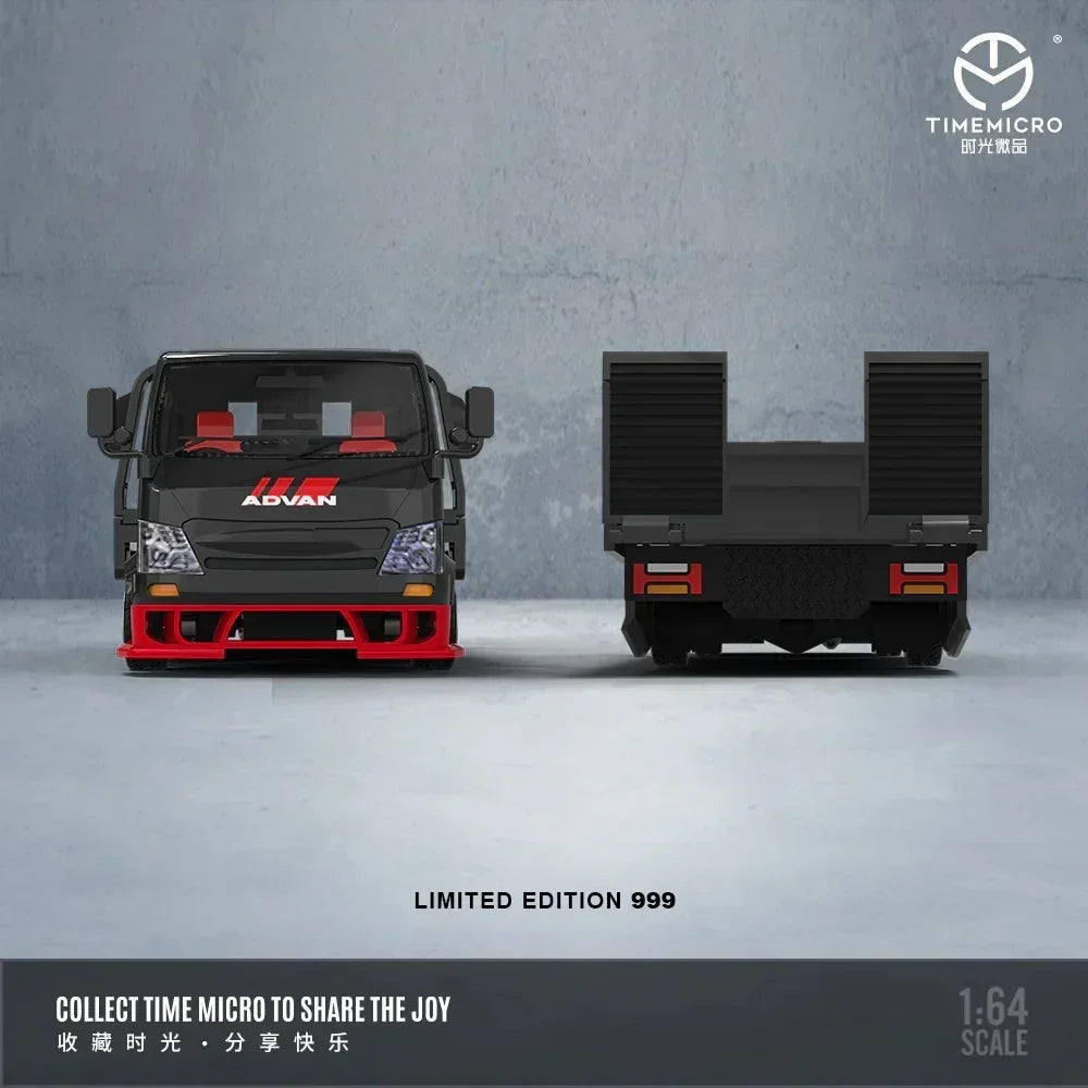 Premium scale diecast model car – H300 Flatbed Transport Trailer - Advan, 1:64 Scale Collectible