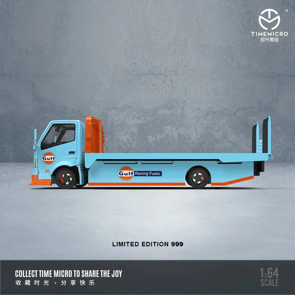 Premium scale diecast model car – H300 Flatbed Transport Trailer - Advan, 1:64 Scale Collectible